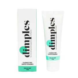 Dimples Re-mineralising Hydroxyapatite Toothpaste - English Mint 75ml