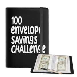 Money Saving Book, 100 Envelopes Saving Challenge, Money Savings Budget Binder, 100 Days Cash Savings Challenges Book, Easy and Fun Way for Home and School