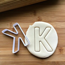 Sweet Prints Inc Letter K Cookie Cutter - Dishwasher Safe (4")