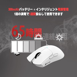 ATTACK SHARK X11SE Ultralight Gaming Mouse 60g 3 Modes Connection, 2.4Ghz/Bluetooth/Type-C Double Bluetooth Channel, 6-Level DPI Switch, PAW3311 Sensor, HUANO Switch, Broadcom BK52820 Controller, FSWQ Encoder, Energy Saving, Ergonomic Design, White