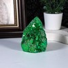 Nupuyai Titanium Coated Rock Crystal Druse Rough Stone Irregular Crystal