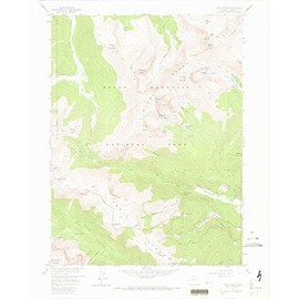 YellowMaps Trail Ridge CO topo map, 1:24000 Scale, 7.5 X 7.5 Minute, Historical, 1957, Updated 1970, 27.3 x 22 in - Polypropylene