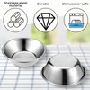 2 Pack 5.5" Stainless Steel Pet Bowls Set, Metal Cat