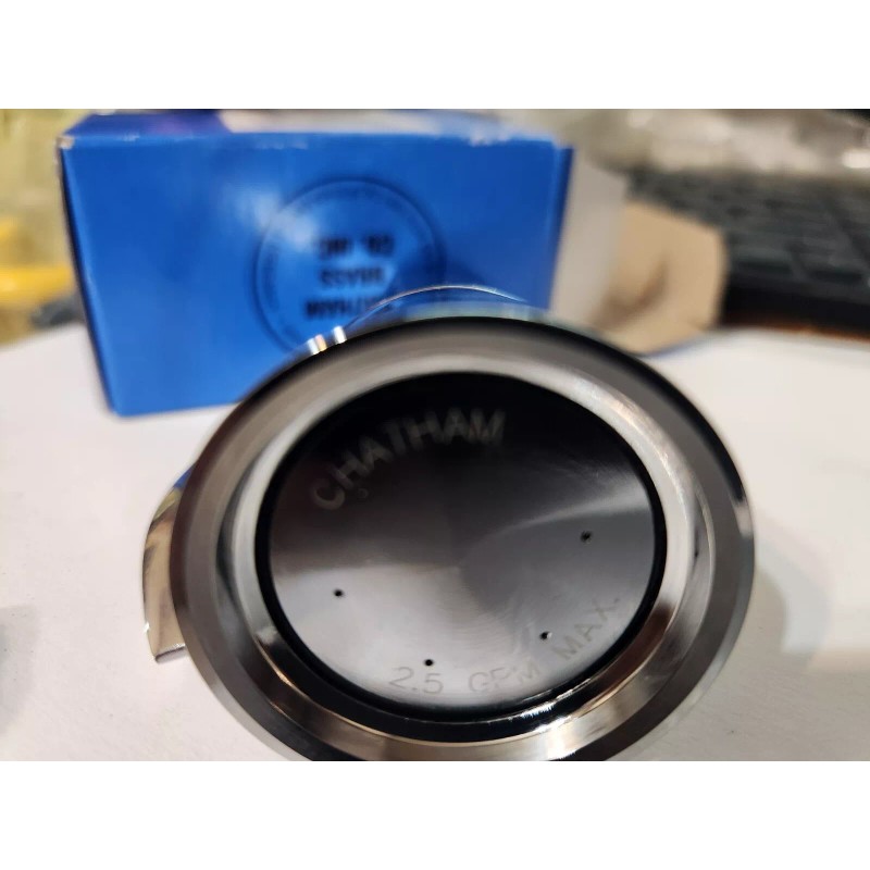 Chatham #26-3S Shower Head Solid Brass Adjustable Spray w/ Flow