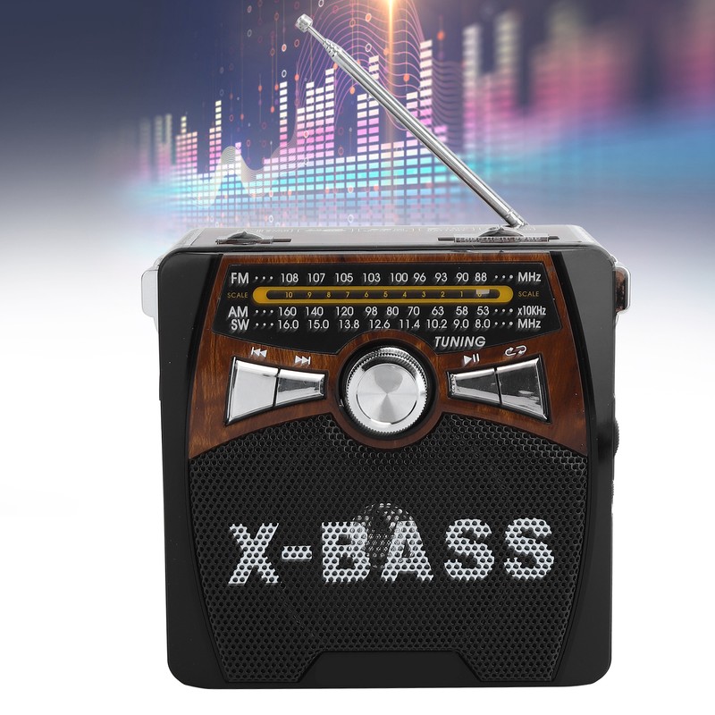 FM AM SW Radio USB FullWave Band Portable Radio Player