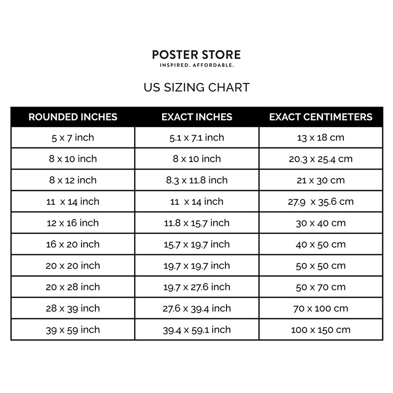 Poster Store 8x12 Oak Wood Picture Frame