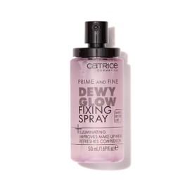 Catrice | Prime & Fine Illuminating Dewy Glow Spray | Transparent and Fast Drying Fixing Spray| Paraben Free & Vegan | Cruelty Free (Pack of 1) | Catrice