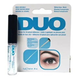 Pegamento De Pestañas Duo Transparente Con Pincel