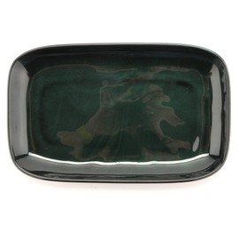 G.E.T. CS-117-CSG Melamine Rectangular Serving Platter, 12" x 7.5", Green (Set of 12)