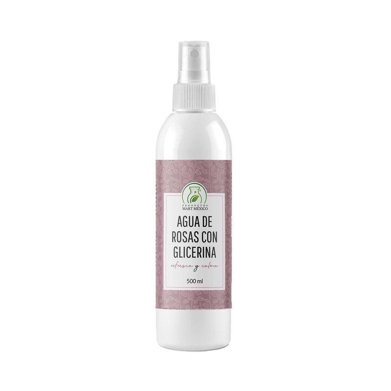 Agua De Rosas Con Glicerina Hidratante 500ml Productos Mart Mexico