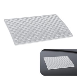 SLIMI 1 PC Dashboard Non-Slip Mat, Strong Adhesion Dashboard Anti-slip Grid Mat, PU Dashboard Organizer, Multifunctional Dashboard Rubber Pad, for Storing Keys, Glasses and Mobile Phones (White)