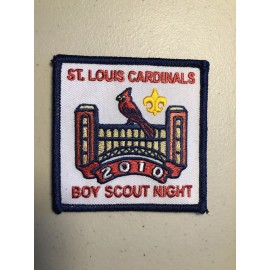 St. Louis Cardinals 2010 Boy Scout Night Embroidered Patch BSA 3”