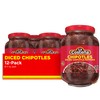 La Costeña Diced Chipotle Peppers, 8.11 Ounce Jar (Pack of