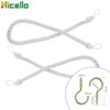 Hicello A Pair 26" Long Twisted Cord Curtain Tie Back