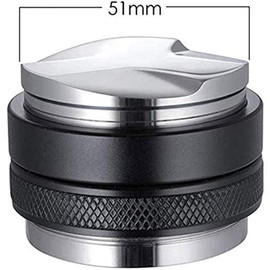 Coffee Distributor,51mm 2 in 1 Leveler & Tamper,Coffee Tamper,Espresso Distribution Tool,Espresso Distributor,Adjustable Depth Both Sides (51mm)