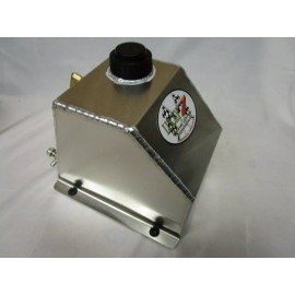 Lucky 7 Power Sports 4 QT Aluminum Sprint Fuel  Tank Cell Go Kart Snowmobile Flat Mount Racing Parts