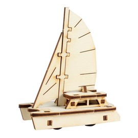 Yeonggongbang Run Catamaran Yacht YM86124 Assembly Kit Model Making / 영공방 달려라 카타마란요트 YM86124 조립키트 모형 만들기