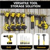 RacKeaLsi 2 Pack Drill Holder, Power Tool Organizer Wall Mount,