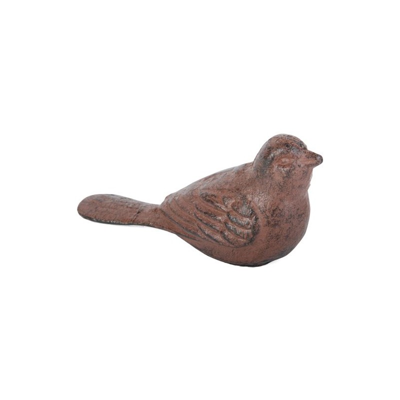 Esschert Design Cast Iron Bird Door Stop, Brown