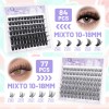 Kit De Extensiones De Pestañas De 8 Estilosgran Capacidad
