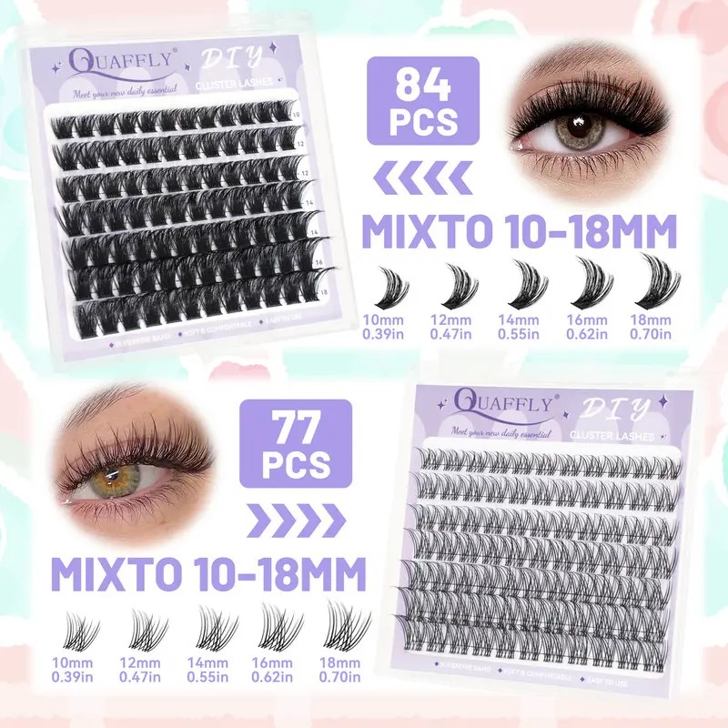 Kit De Extensiones De Pestañas De 8 Estilosgran Capacidad