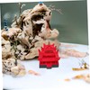 BUGUUYO Aquarium Pagoda Decorations Resin Fish House Ornaments for Tank