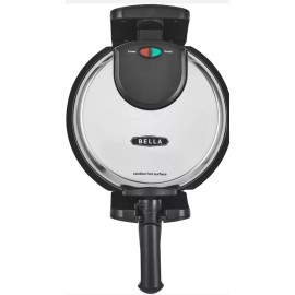 Bella Non-Stick Rotating Belgian Waffle Maker 17174 Stainless Steel NIB