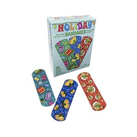 Stocking Stuffers Christmas Design Holiday Bandages Box of 30