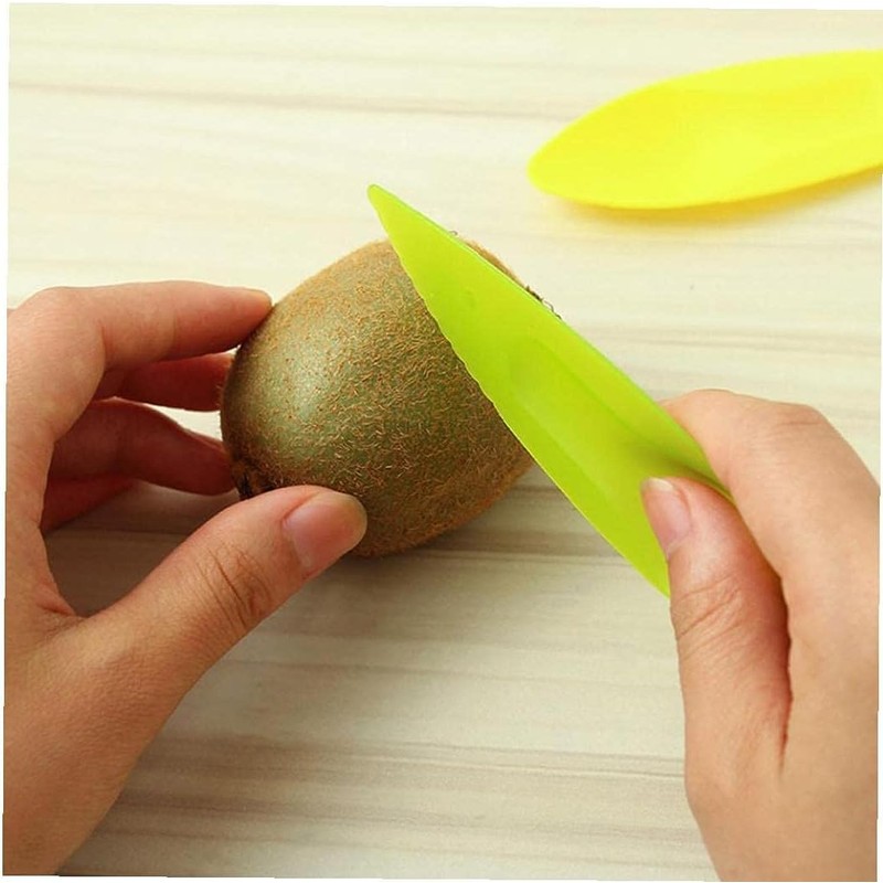 3 Pcs Slicer Kiwi Plastic Fruit Digging Spoon Divider Kitchen