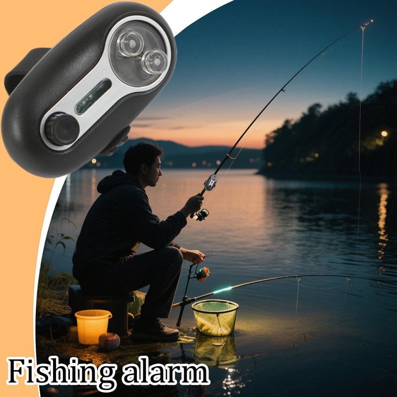 Bite Alarms for Fishing Poles, LED Fishing Rod Bells Alert
