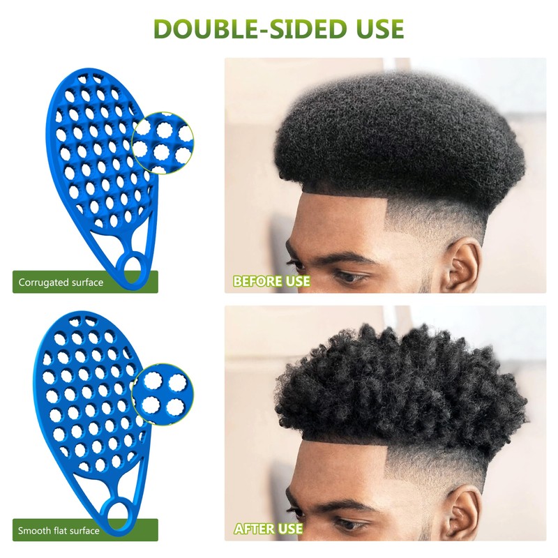 KOUPA Magic Silicone Curly Hair Brush, One Piece Twist Curl