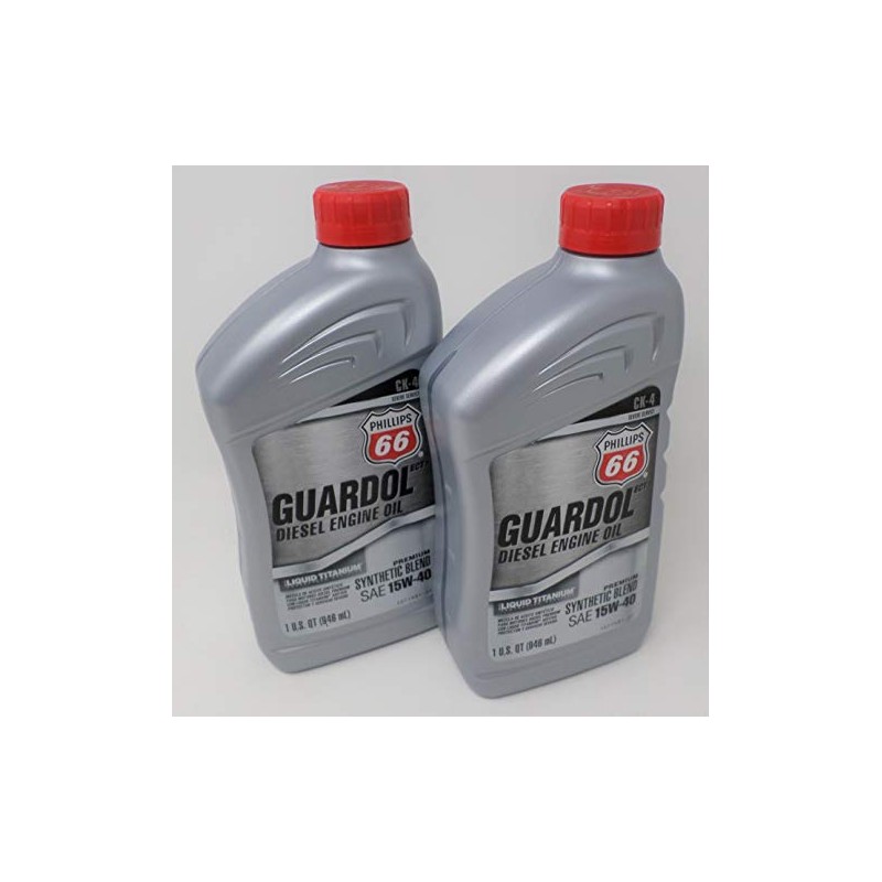 Phillips 66 15W40 Guardol Diesel Oil Quart 1077867 (Pack of
