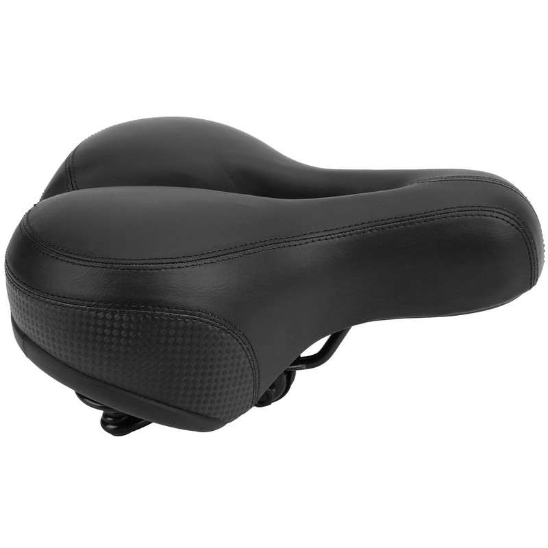 Mountain Bike Saddle Comfortable Microfiber Leather HollowCarved Spring Bike Saddle