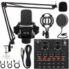 Podcast Equipment Bundle, All-in-One Audio Interface with Studio Condenser Microphone