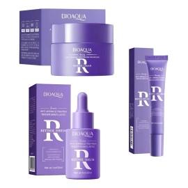 Kit De Cuidado Facial Retinol Hidratante 3 Piezas