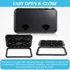 Datanly 2 Pcs Marine Boat Deck Hatch 24" x 14"