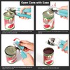 HiFEN Soft Handled Manual Non-Slip Smooth Edges Can Opener