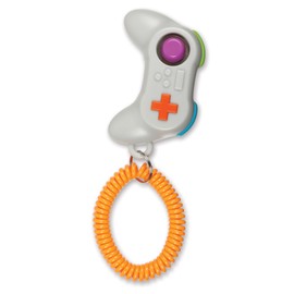 Brightkins Smarty Pooch Gamepad Training Clicker - Enrichment Dog Training Clickers, Gift for Puppies and for All Breeds