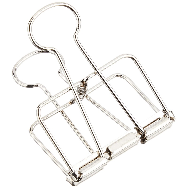 べロス ワイヤー Wクリップ 超特大 WDC-0010SV 10個 シルバー