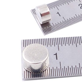 Brudazon 10 Mini Disc Magnets 7 x 4 mm N52 Strongest Level Neodymium Magnets Ultra Strong Power Magnet for Model Making, Photo, Whiteboard, Notice Board, Fridge, Crafts, Magnetic Disc Extra Strong