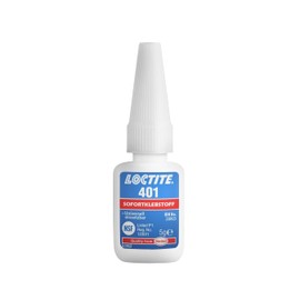 Loctite LOCTITE 401, universell einsetzbarer Flssigkleber, hochfester Kleber fr schnelle Reparaturen, schnell h?rtender Cyanacrylat Sekundenkleber fr viele Materialien, 1x5g