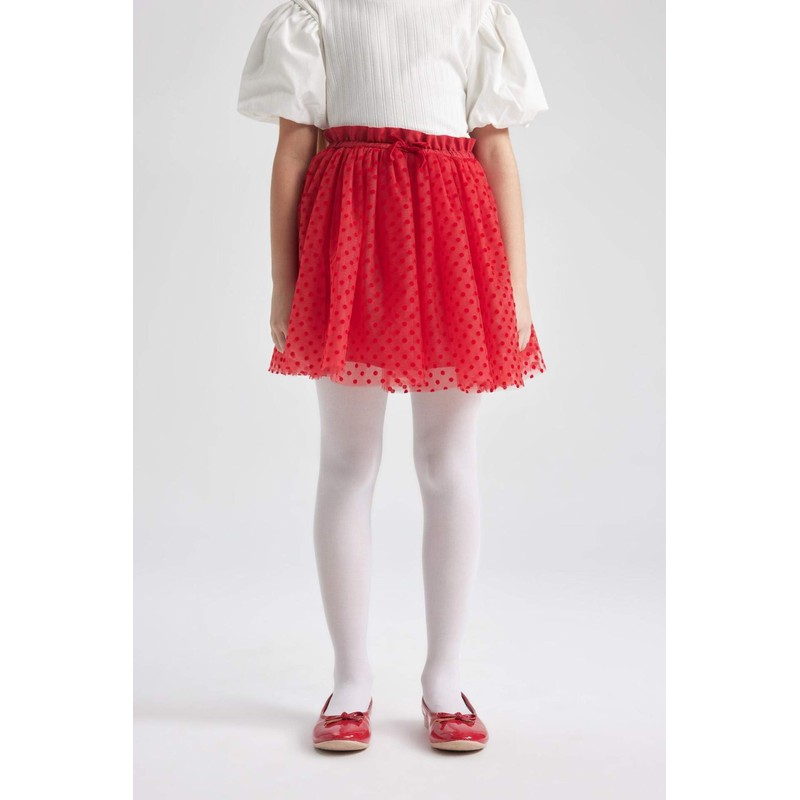 DeFacto Girls' Skirt, red