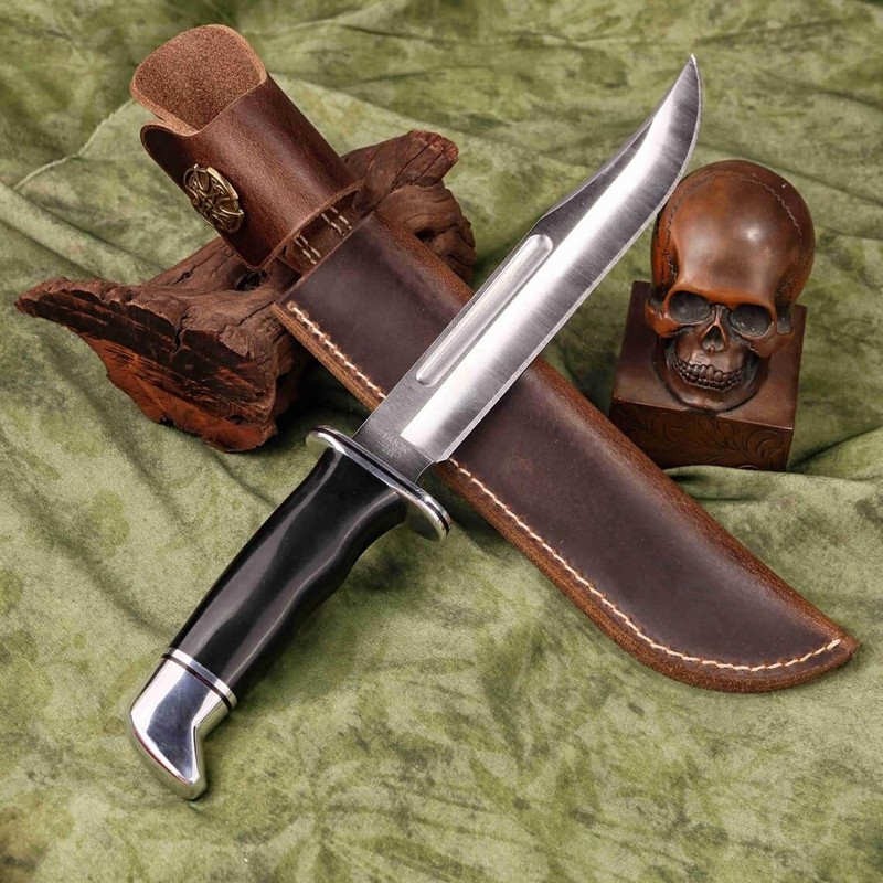 Full grain Leather Sheath for Buck 119 Knife, knife holder