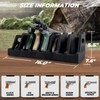 Wakano 8 Slots Foam Pistol Rack for Gun Safe, Scratchproof,