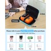 Memoking T02 Hard Storage Case - Compatible with Phomemo D30,