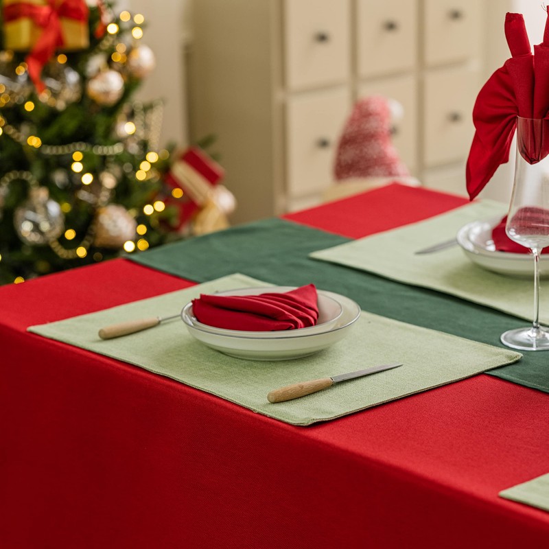 Home Brilliant Table Mats Set of 4 Easy Clean, Spring