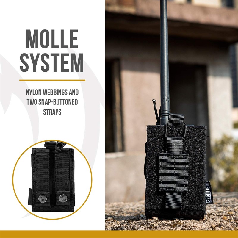 OneTigris Radio Holster for BaoFeng UV-5R BF-F8HP Nylon MOLLE Pouch