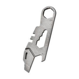 perfeclan Outdoor Multitool, Utility Gadget,Hexagonal Wrench,Measuring Tool,Pocket Tool,Keychain for Men Outdoor Activities,Hiking,Gift, Frosted