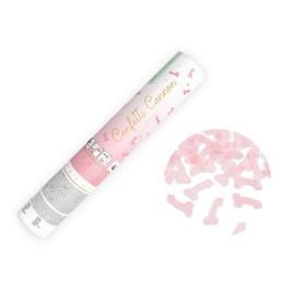 PartyDeco Confetti Cannon 20 cm Pink
