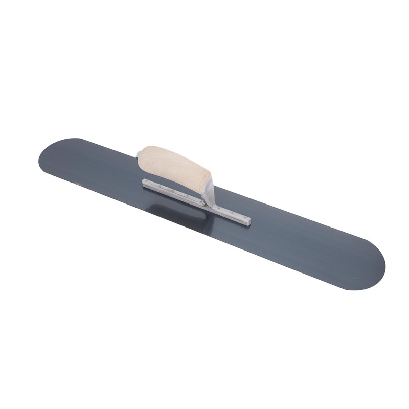 MARSHALLTOWN Fully Rounded Trowel, 24-Inch by 4-Inch Exposed Rivet Blue